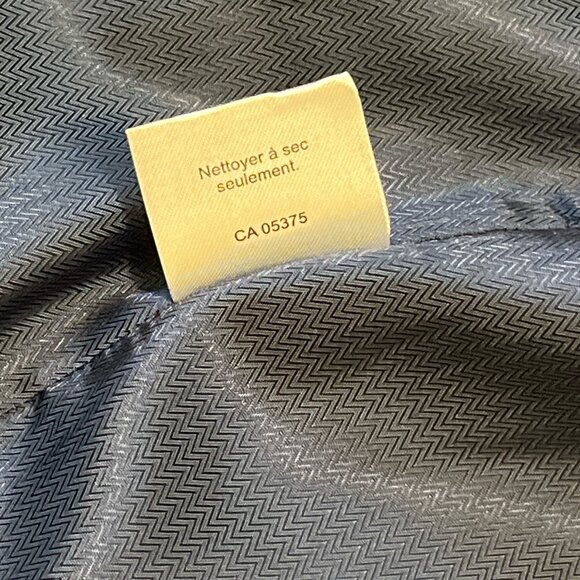 KENNETH COLE Vest Waistcoat AWEARNESS Slim Fit Wool Size XL Navy Blue - Picture 8 of 8